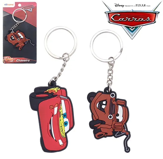 CHAVEIRO EMBORRACHADO DE PVC CARROS