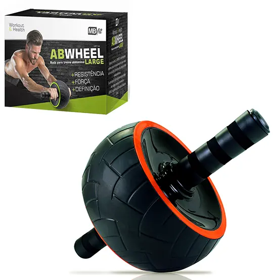 RODA PARA EXERCICIOS ABDOMEN / OMBRO / TRICEPS / LOMBAR / COSTAS ABWHEEL LARGE
