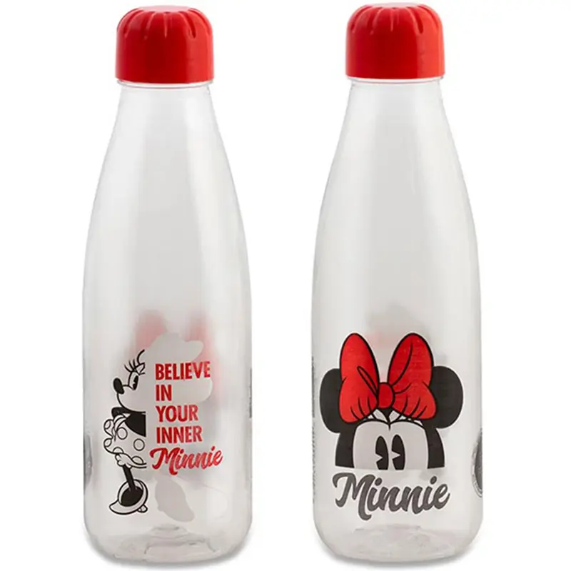 GARRAFA SQUEEZE DE PLASTICO PET PARIS MINNIE 600ML