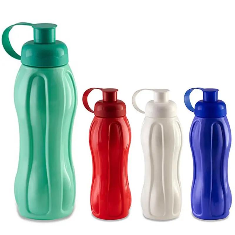 GARRAFA SQUEEZE DE PLASTICO PET BELIEVE COM TAMPA E ALCA COLORS 600ML STTW