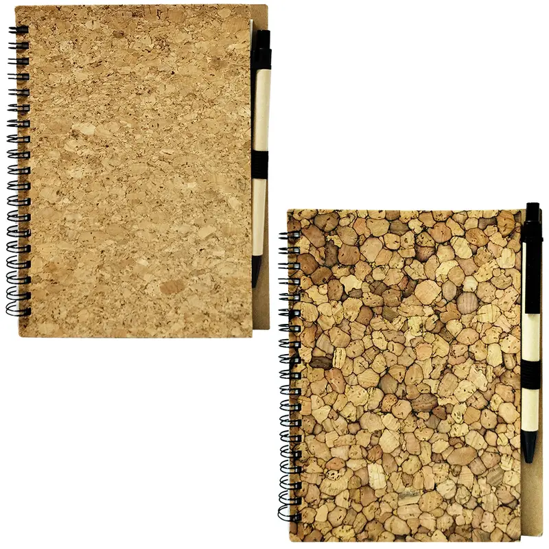 CADERNETA / BLOCO DE NOTAS ESPIRAL COM CANETA + 140 FOLHAS 18X14CM