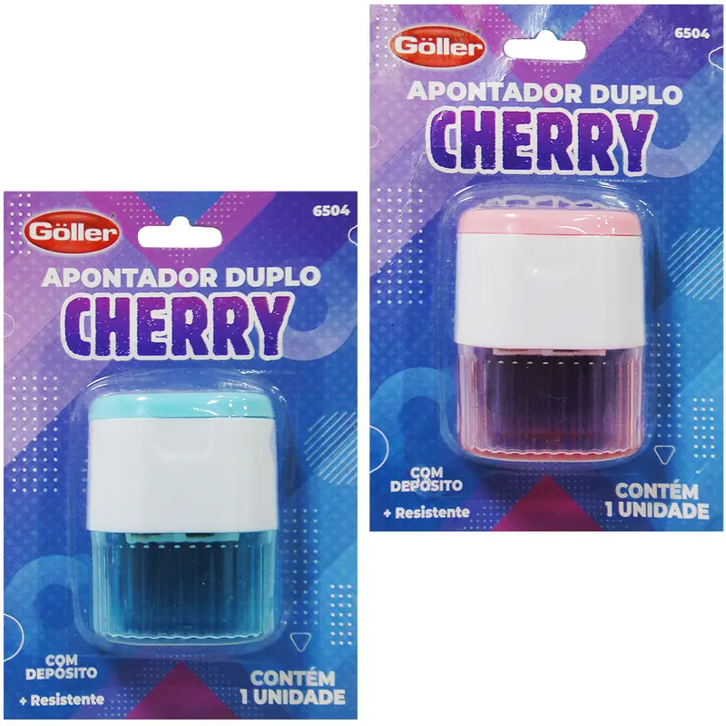 APONTADOR DUPLO CHERRY COM DEPOSITO
