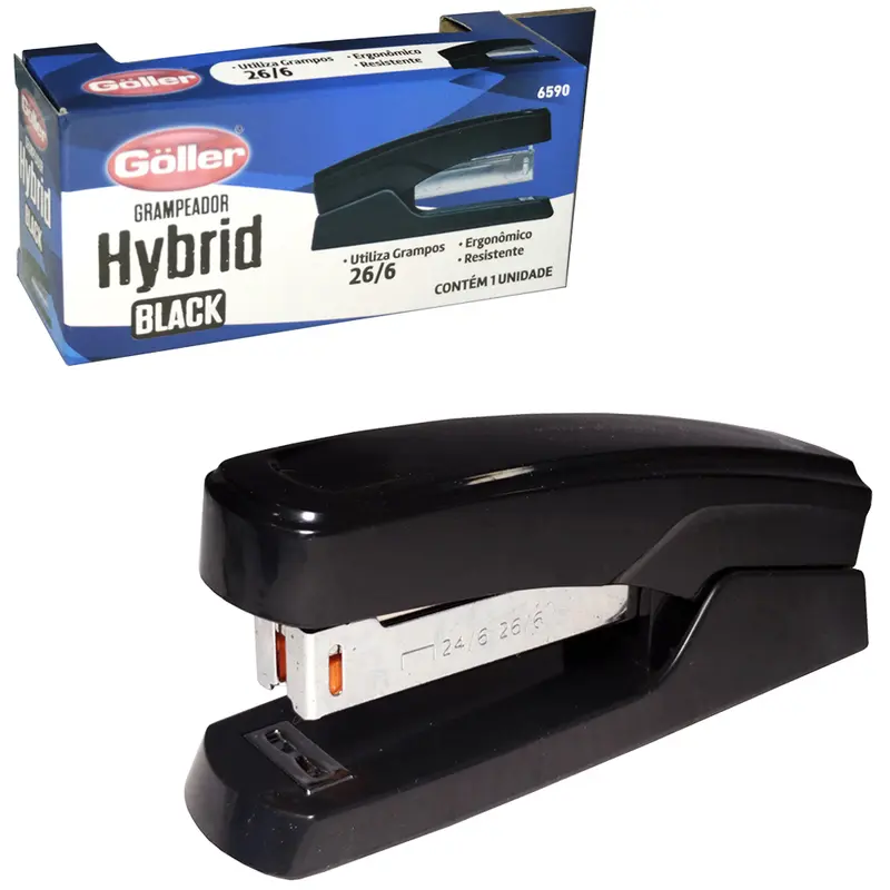 GRAMPEADOR DE METAL / PLASTICO HYBRID BLACK 26/6