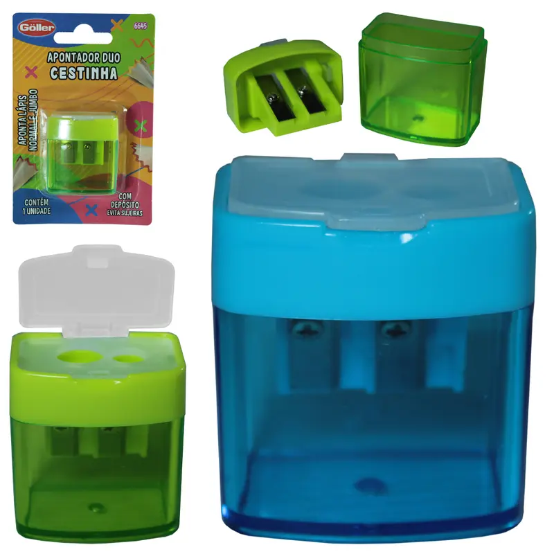 APONTADOR DUPLO DUO CESTINHA COM DEPOSITO