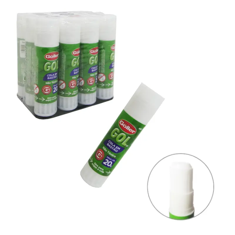 ADESIVO / COLA BASTAO GOL COM 12 PECAS 20G