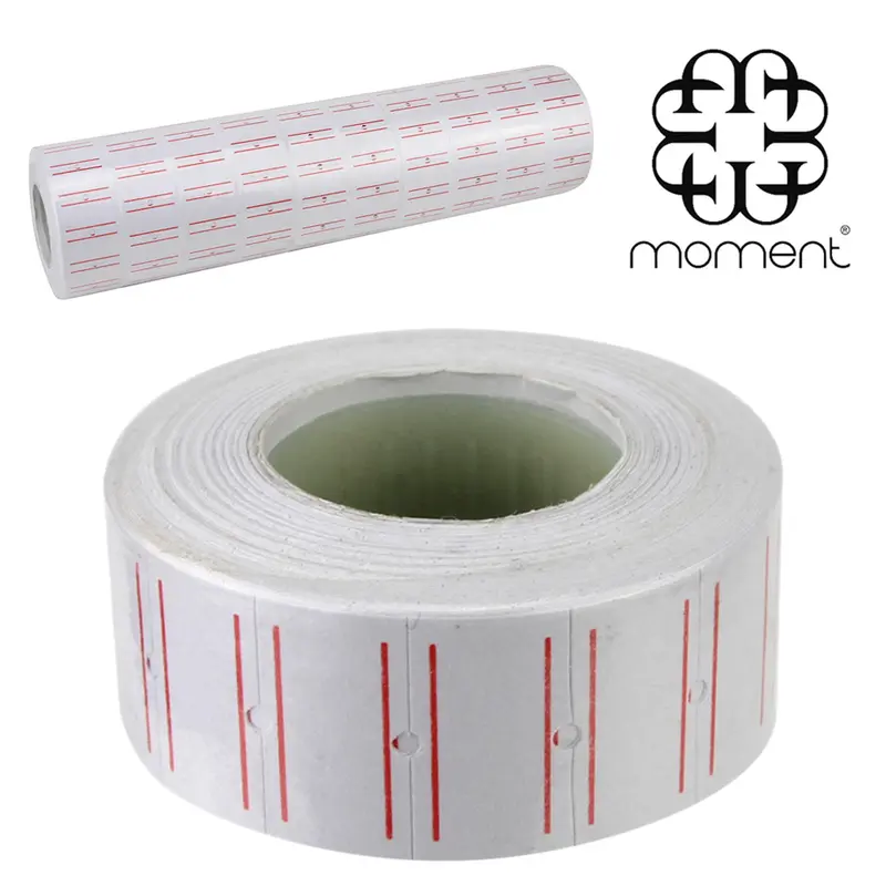 ETIQUETA BRANCA PARA ETIQUETADORA 10 ROLOS 6000 ADESIVOS 21X12MM
