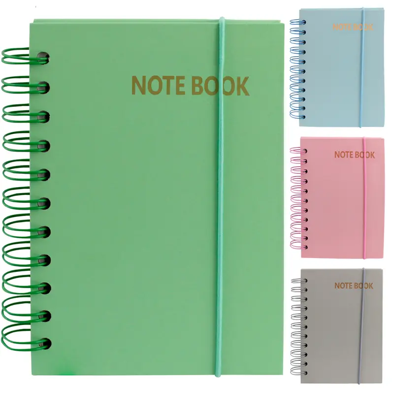 CADERNO CADERNETA / BLOCO DE ANOTACAO ESPIRAL 160 FOLHAS 14,8X10,5CM