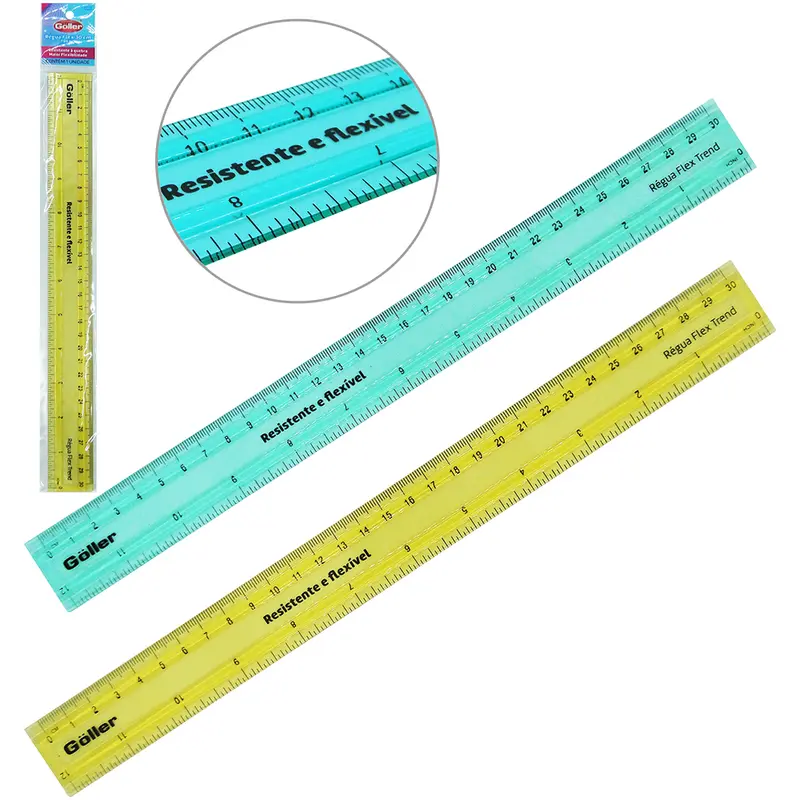 REGUA FLEXIVEL TREND COLORS 30CM NA SOLAPA