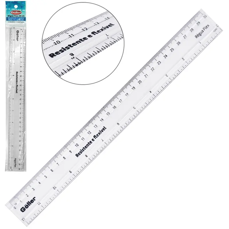 REGUA FLEXIVEL 30CM NA SOLAPA