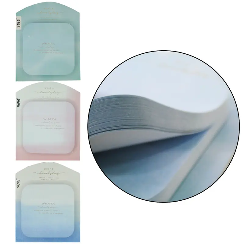 BLOCO DE ANOTACAO STICKER ADESIVO QUADRADO COLORS COM 75 FOLHAS 7CM NA CARTELA