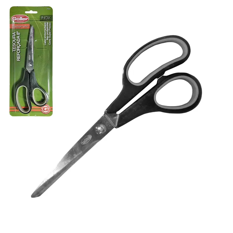 TESOURA DE USO GERAL DE INOX 8'' REFORCADA SYSTEMATIC