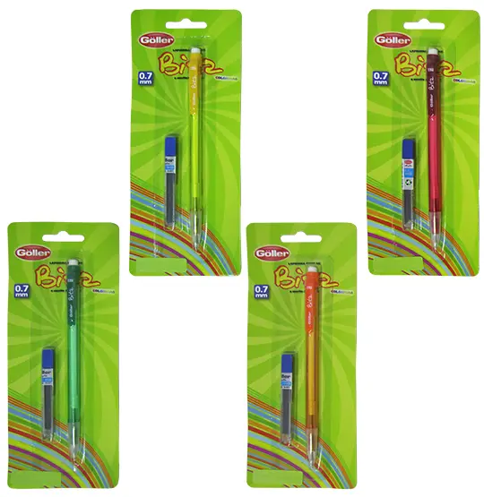 LAPISEIRA BITZ COLORS 0.7MM COM 1 TUBO DE GRAFITE NA CARTELA