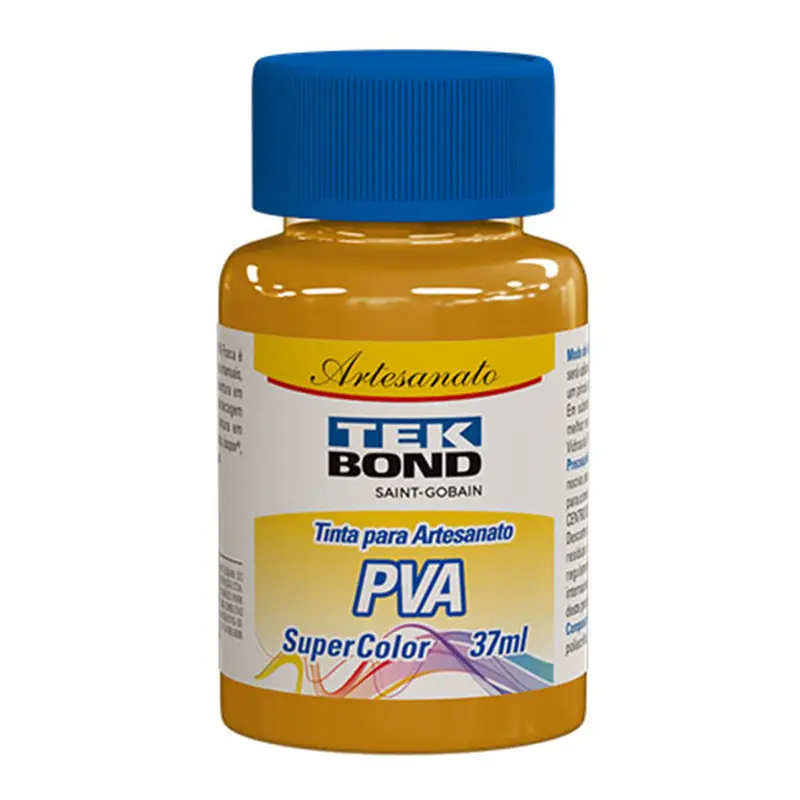 TINTA PARA ARTESANATO PVA SUPER COLOR AMARELO SMILE 37ML