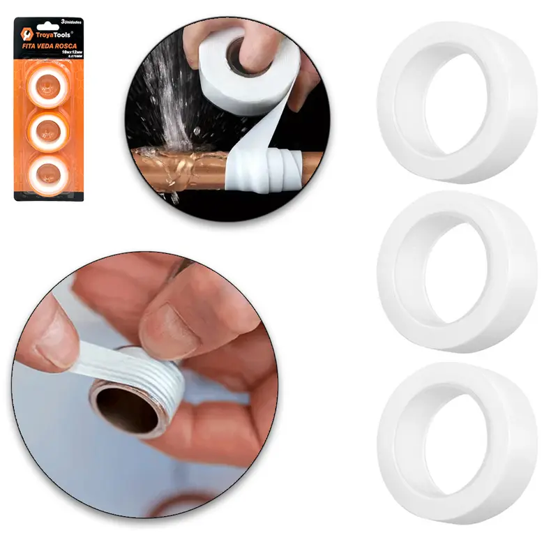 FITA VEDA ROSCA COM 3 PECAS 10MX1,2MM