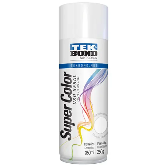 TINTA SPRAY USO GERAL BRANCO BRILHANTE 350ML/250G