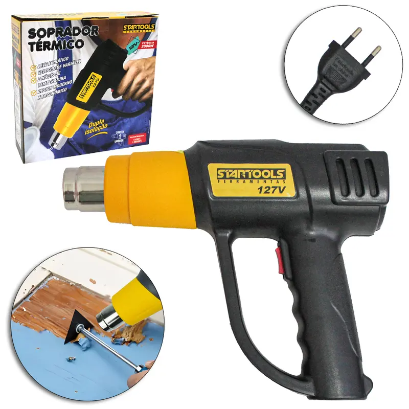 SOPRADOR TERMICO 127V 2000W DUPLA ISOLACAO