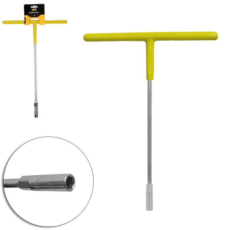 CHAVE TIPO T T8 HEXAGONAL ( 8MM SEXTAVADO ) CABO EMBORRACHADO MB TOOLS