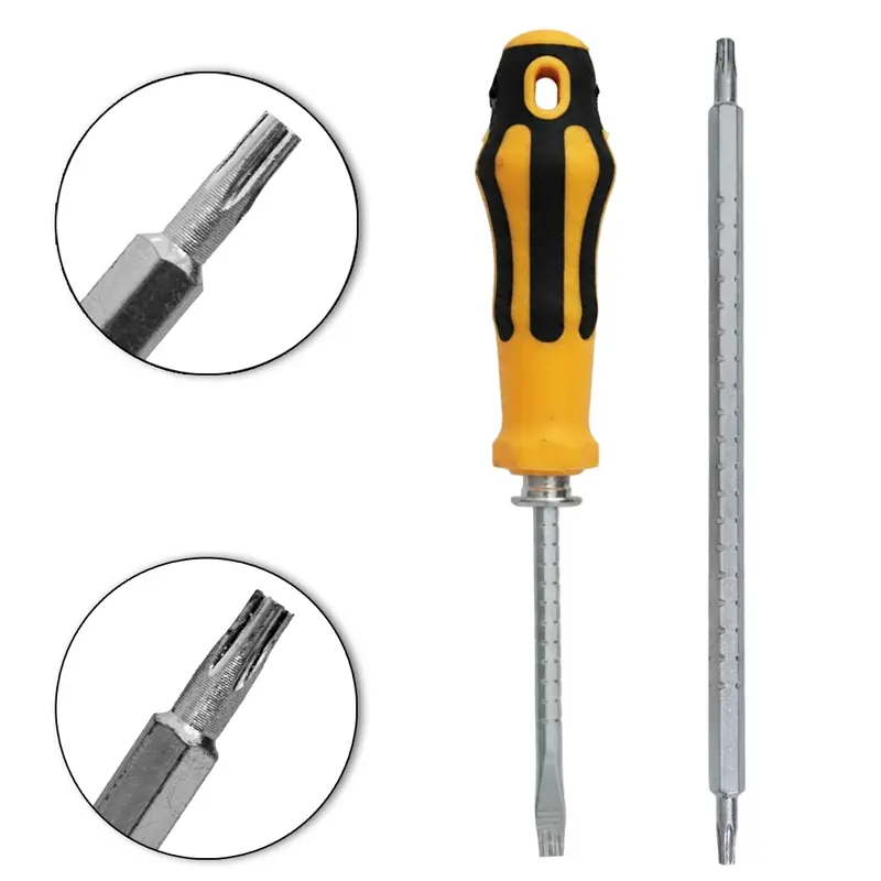 CHAVE TORX PONTA DUPLA IMANTADA REGULAVEL E CABO EMBORRACHADO UND