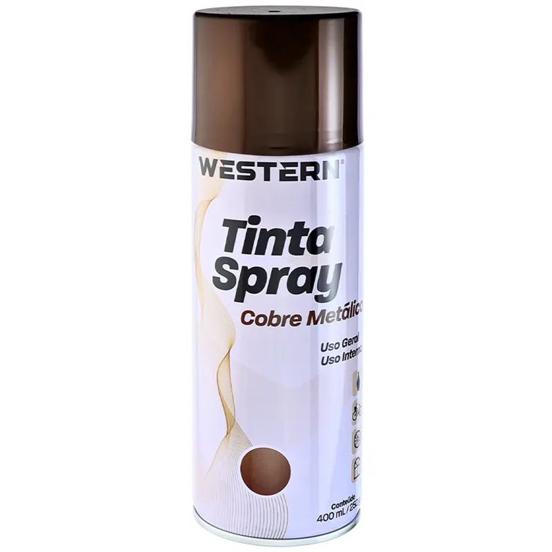 TINTA SPRAY USO GERAL COBRE METALICO 400ML / 250G
