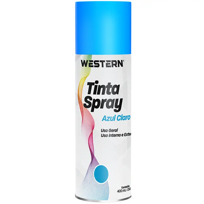 TINTA SPRAY USO GERAL AZUL CLARO 400ML / 250G
