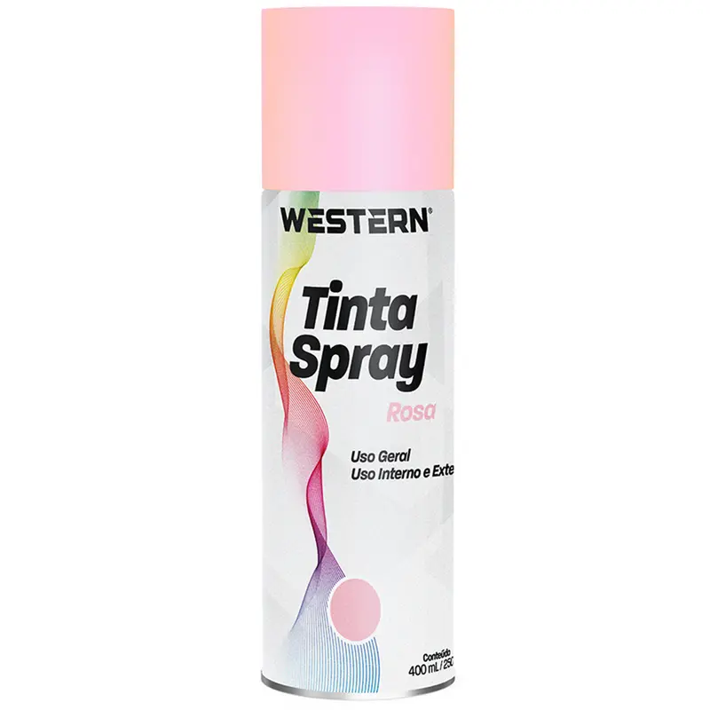 TINTA SPRAY USO GERAL ROSA 400ML / 250G