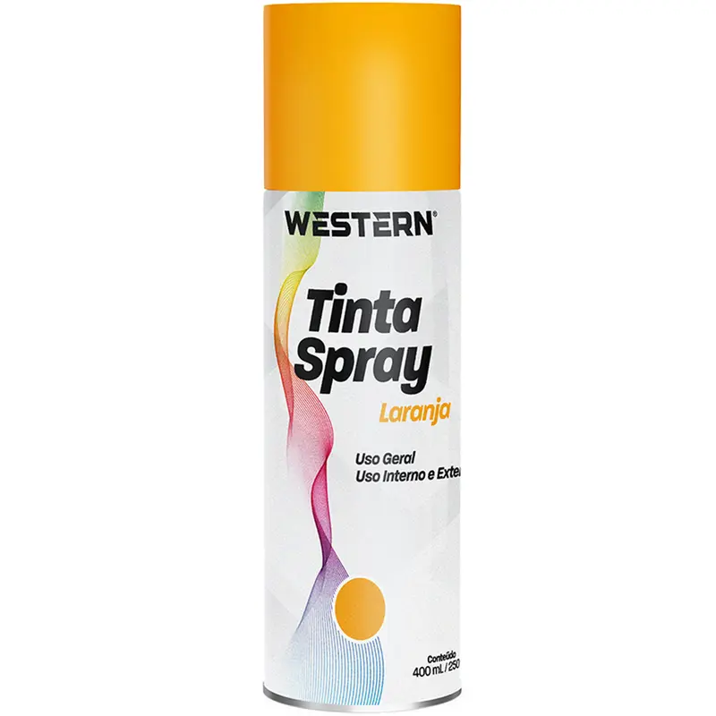 TINTA SPRAY USO GERAL LARANJA 400ML / 250G