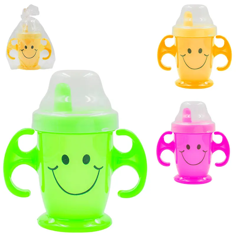 COPO BABY COM TAMPA + BICO E ALCA DE PLASTICO CHUQUINHA CARINHA 220ML