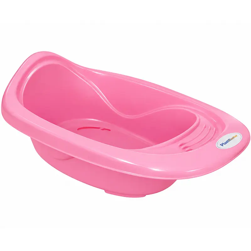 BANHEIRA DE PLASTICO ROSA 22L 67,5X43,5X25,5CM