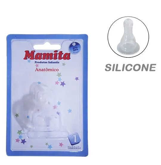 BICO DE SILICONE ANATOMICO PARA MAMADEIRA