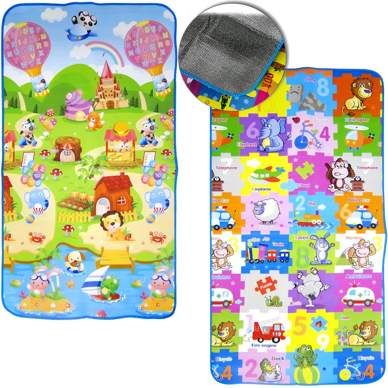 TAPETE TATAME DE EVA INFANTIL PROTECAO TERMICA 180X100CM 3MM