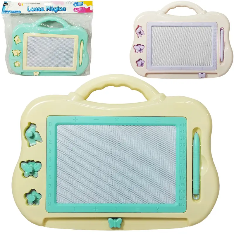 LOUSA MAGICA COM CANETA + 3 CARIMBOS 30,5X23CM