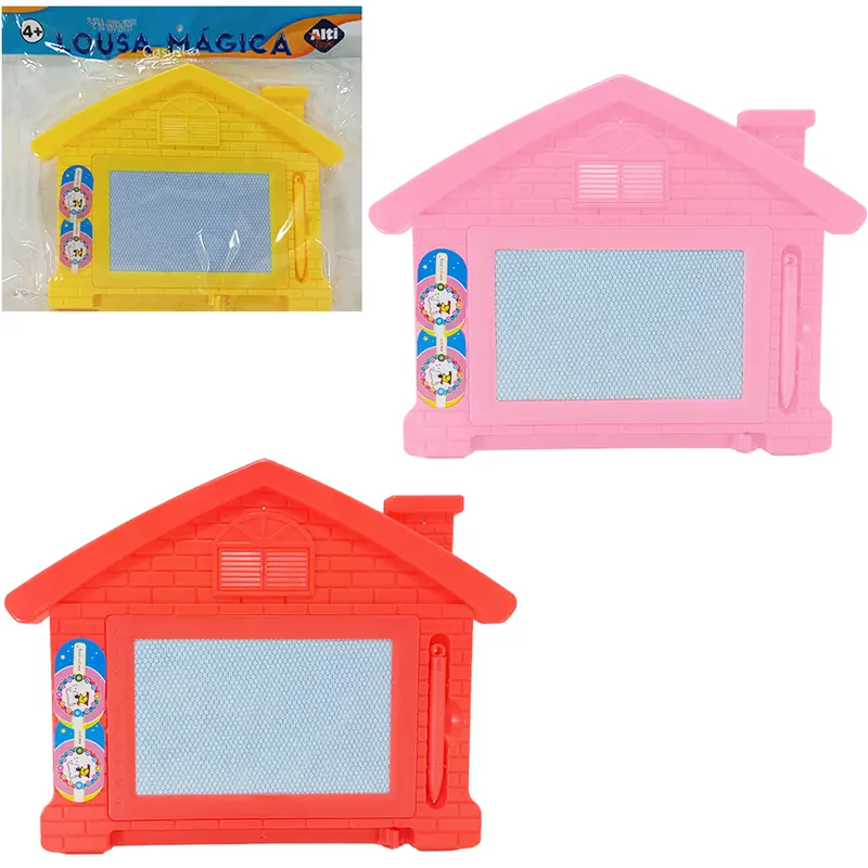 LOUSA MAGICA CASINHA COM CANETA 31X24CM