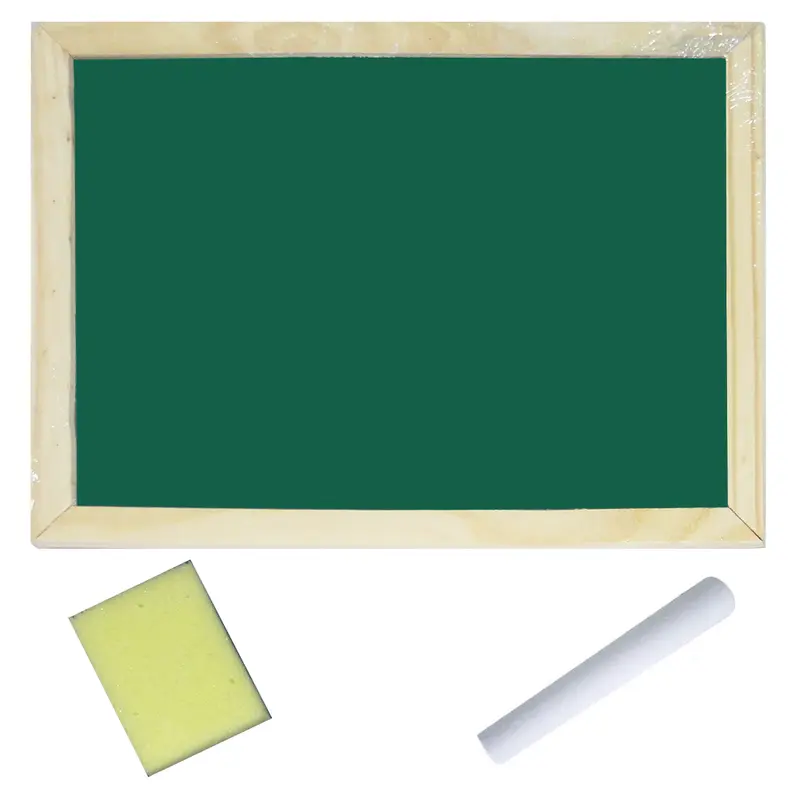 LOUSA DE MADEIRA 35X25CM COM APAGADOR E GIZ
