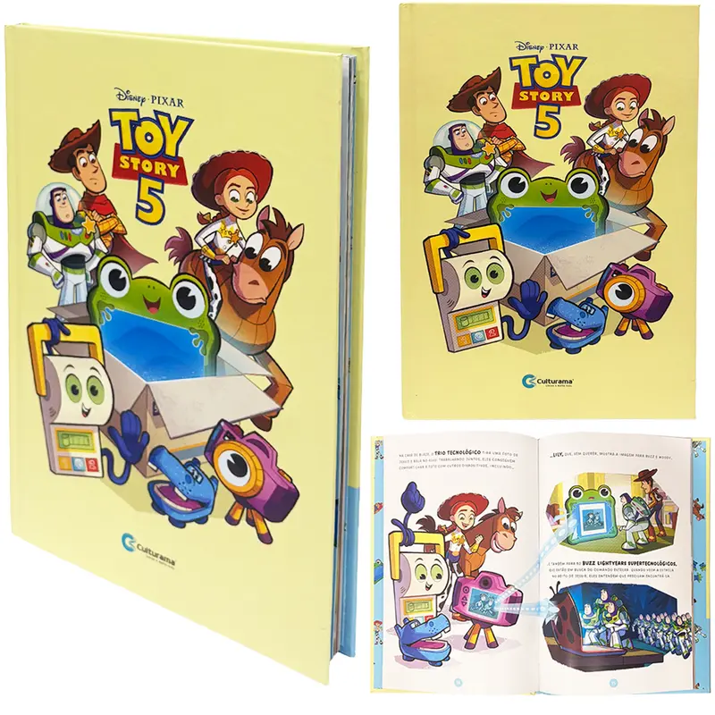 LIVRO CAPA DURA LER TOY STORY 5 29 PAGINAS 23,5X16CM