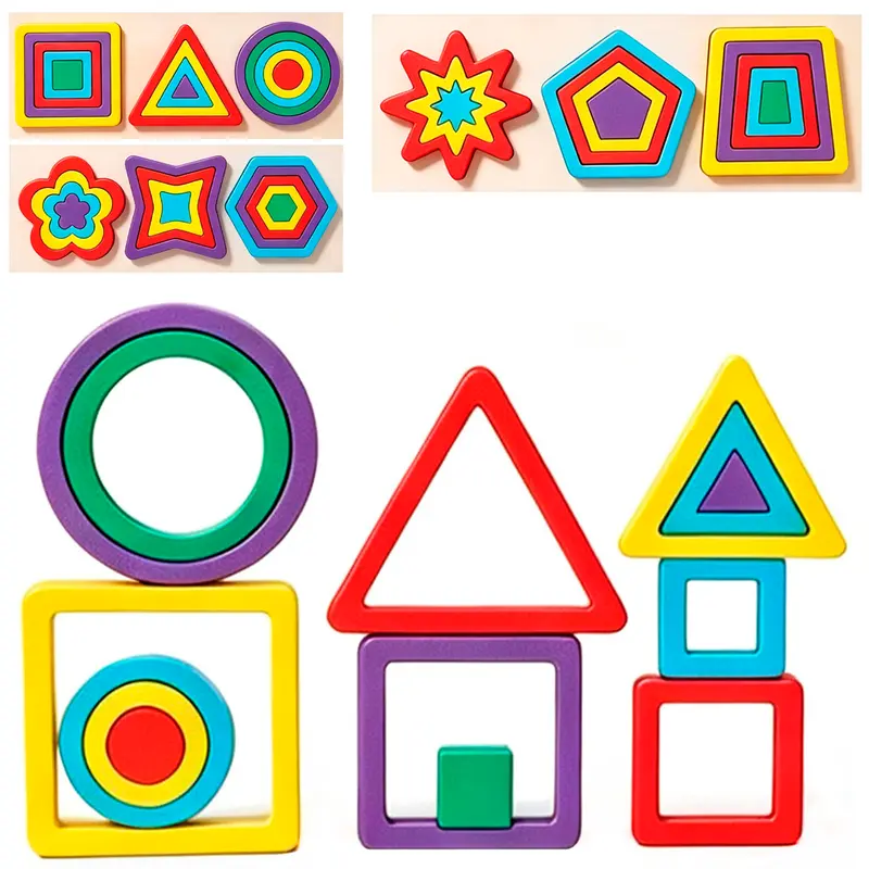 TABULEIRO DIDATICO EDUCATIVO QUEBRA CABECA DE ENCAIXE FORMAS DE MADEIRA 30XX11,5CM
