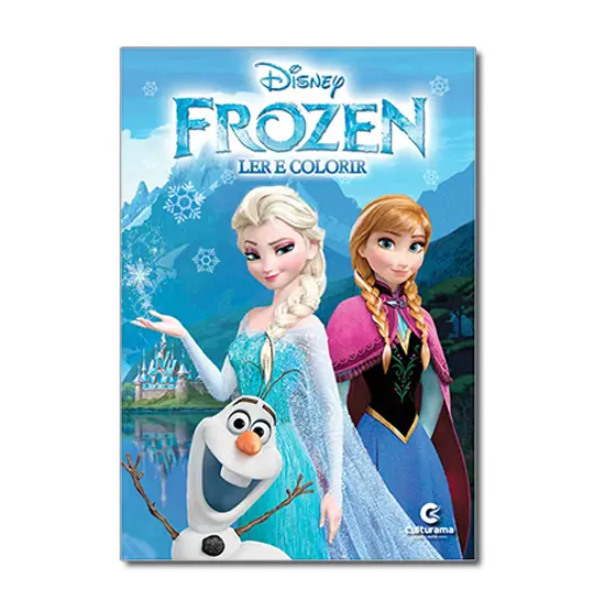 LIVRO LER E COLORIR MEDIO FROZEN 27,5X20,5CM