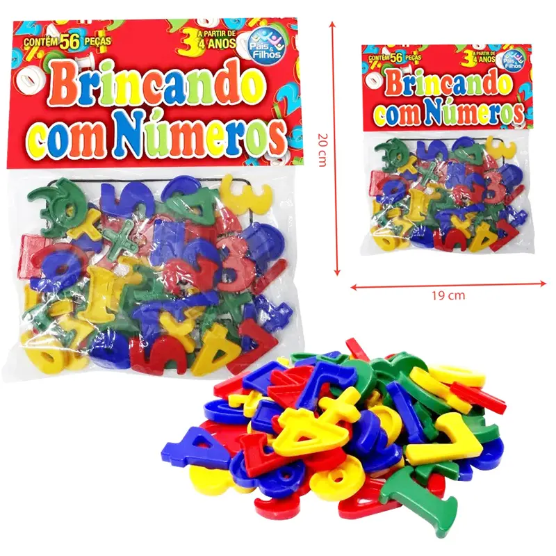 JOGO BRINCANDO COM NUMEROS 56 PECAS NA SOLAPA