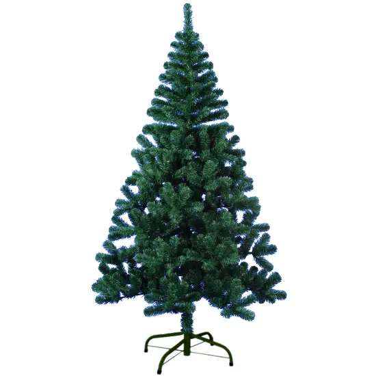 ARVORE DE NATAL 1,80M VERDE COM 540 GALHOS E PE DE METAL