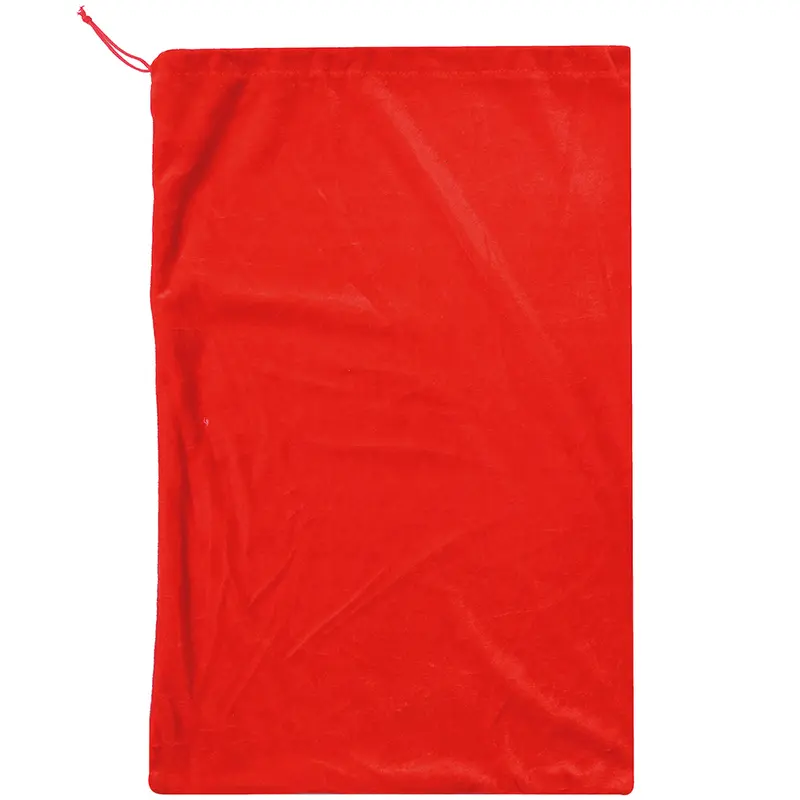 SACO PARA PRESENTES PAPAI NOEL DE VELUDO DE NATAL 60X40CM