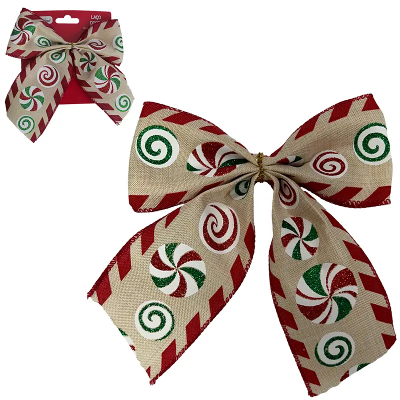 LACO DOCES DE NATAL COM GLITTER 17X15CM