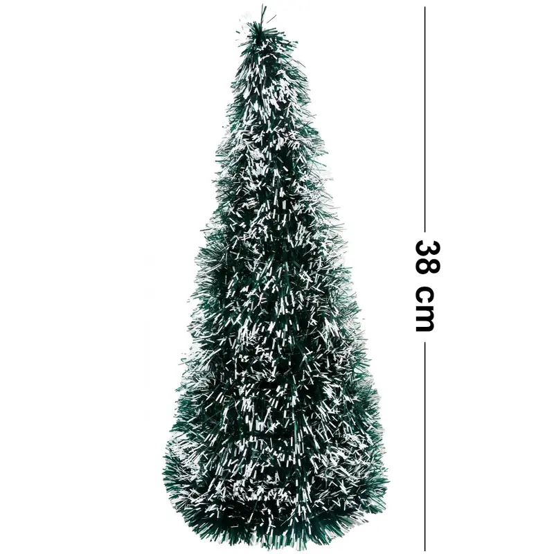ENFEITE ARVORE DE NATAL NEVADA FESTAO 38X16CM DE Ø