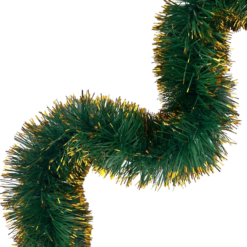 FESTAO VERDE COM DOURADO 6 FITAS FINA 11,5X200CM
