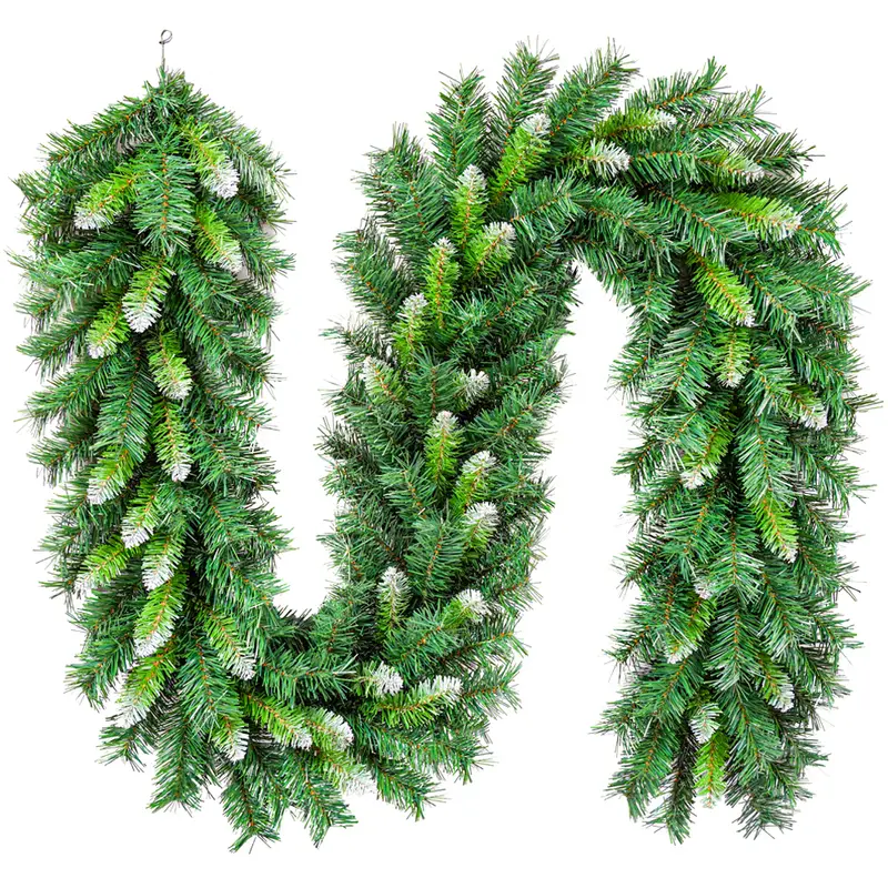FESTAO VERDE ARAMADO ARTICULADO 180 GALHOS PREMIUM 2,20M