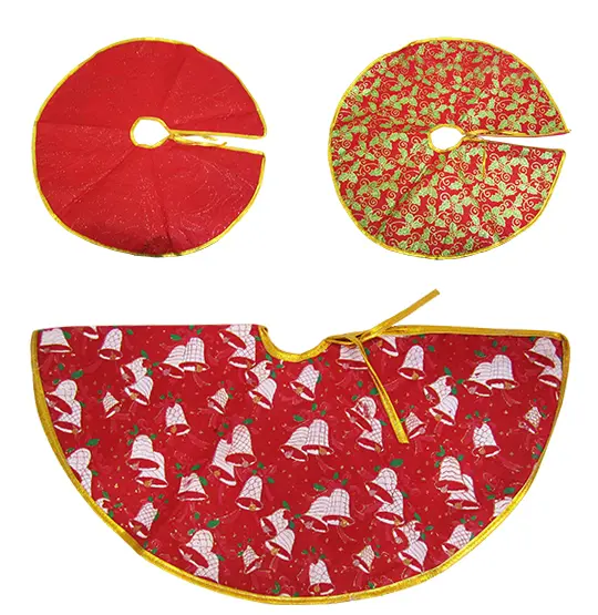 SAIA PARA ARVORE DE NATAL 60CM DE Ø ESTAMPADA DUPLA