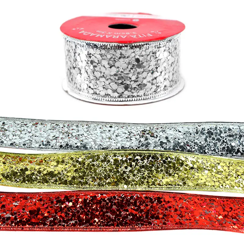 FITA ARAMADO BRILHO COLORS DE NATAL 5CMX3M