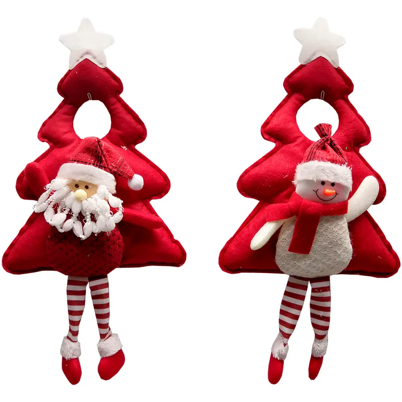 ENFEITE PENDURAR PARA PORTA / MACANETA ARVORE PAPAI NOEL / BONECO DE NEVE DE NATAL 43CM