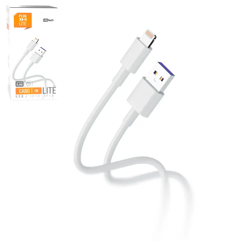 CABO PARA CELULAR LIGHTNING USB 1,5A 1M