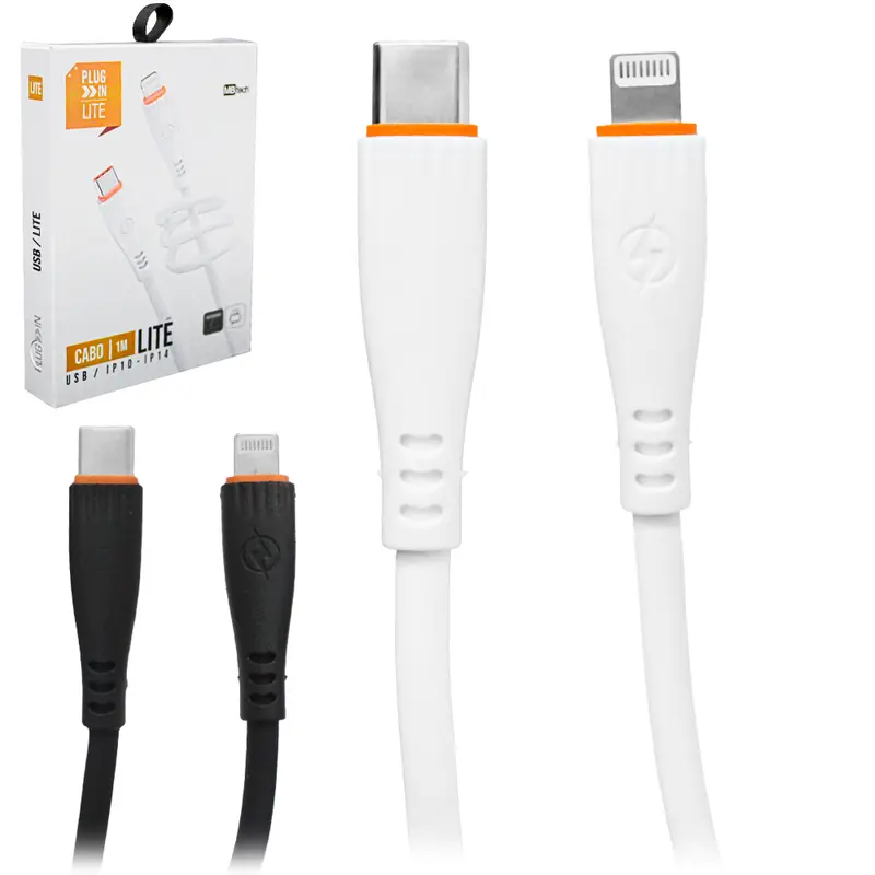 CABO PARA CELULAR LIGHTNING TIPO-C X 1M