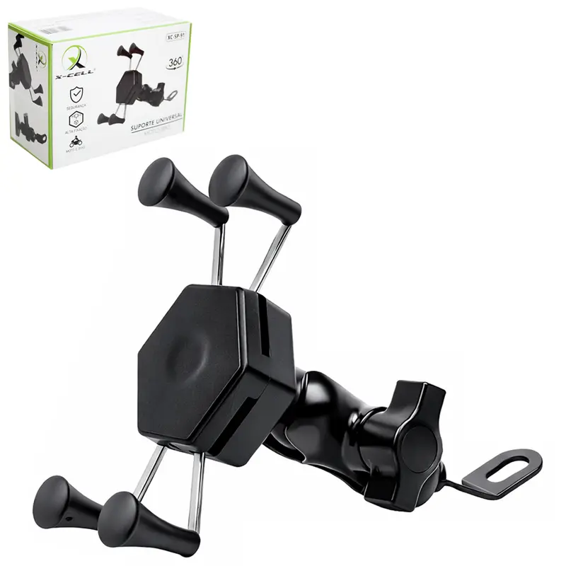 SUPORTE UNIVERSAL DE CELULAR PARA BIKE E MOTO 360º X-CELL