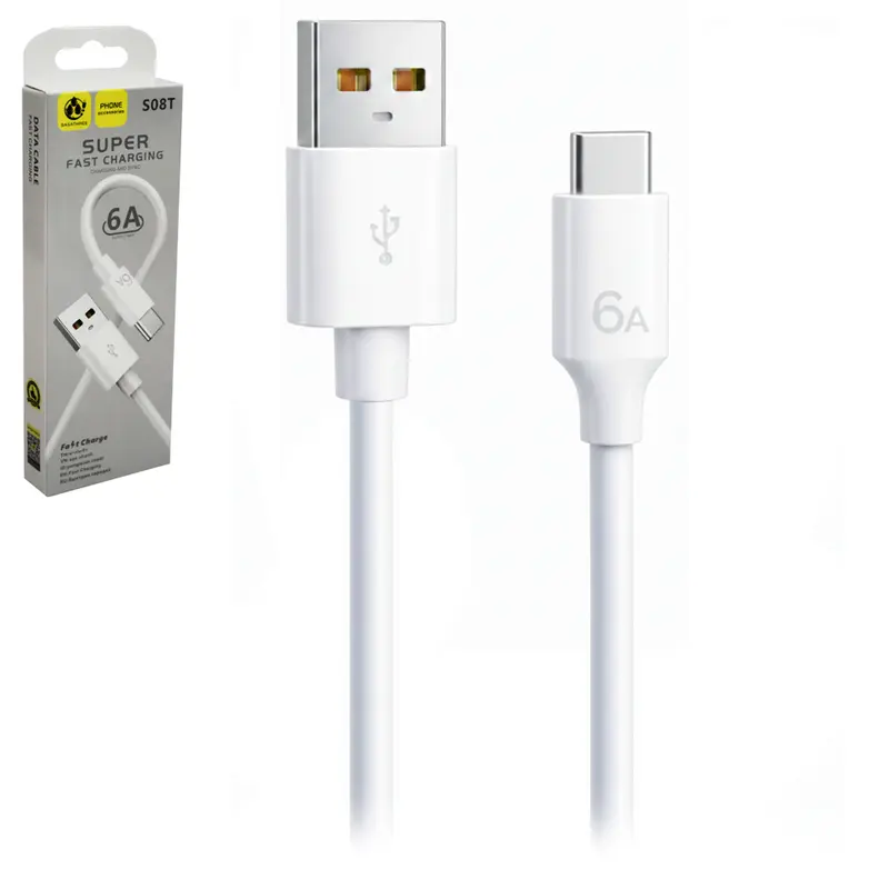 CABO PARA CELULAR TURBO USB X TIPO C 6A 1M